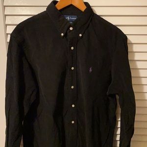 Ralph Lauren black corduroy shirt.